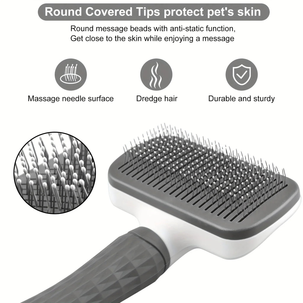 ClickClean™ Self-Cleaning Slicker Brush